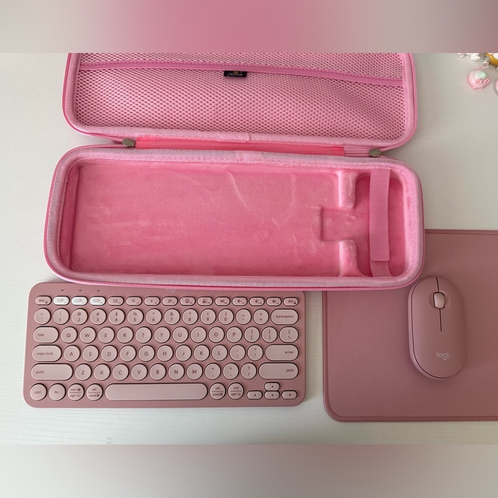 Logitech Pebble 2 Combo- Wireless Keyboard and Mouse in Tonal Rose